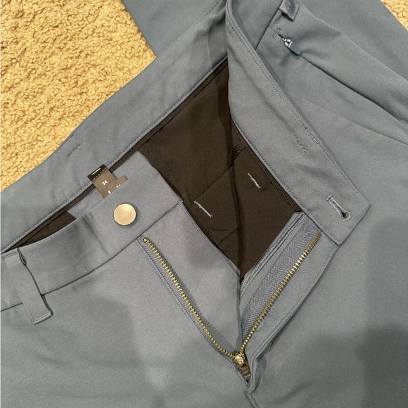Light Blue Lululemon Commission Pant Slim-Fit 34x28 - Picture 3 of 5